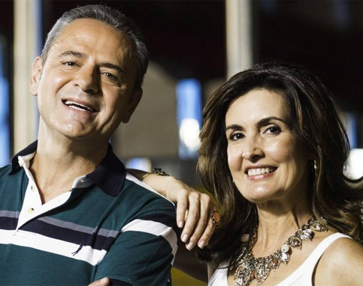 Luis Roberto e Fátima Bernardes