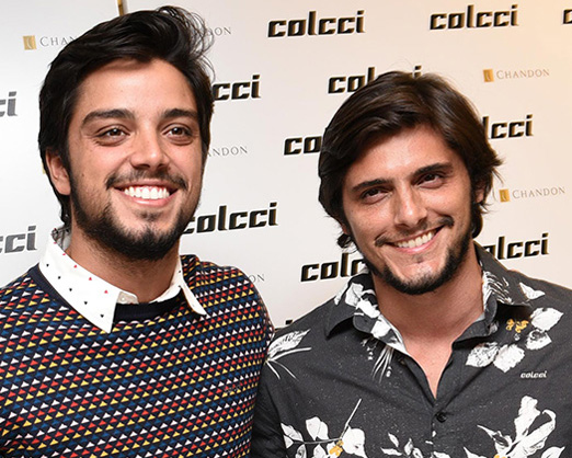 Os irmãos Rodrigo Simas e Bruno Gissoni
