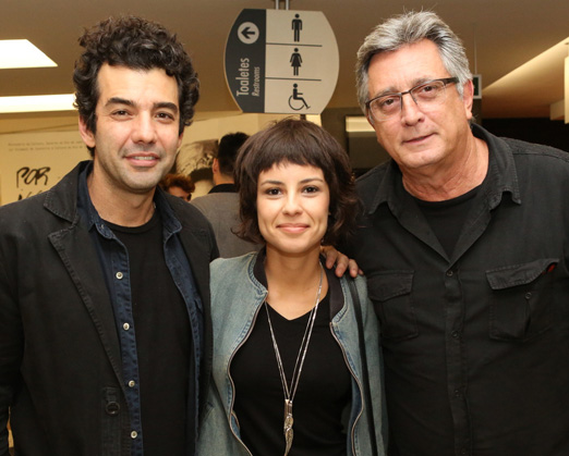 Gustavo Machado, Andreia Horta e Eduardo Galvão
