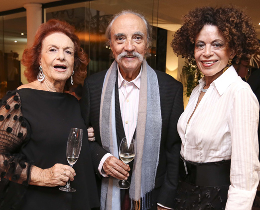 Eliana Moura, José Hugo Celidônio e Maria Alice