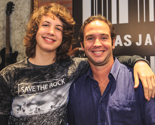 Lucas Jagger e Caio Ribeiro