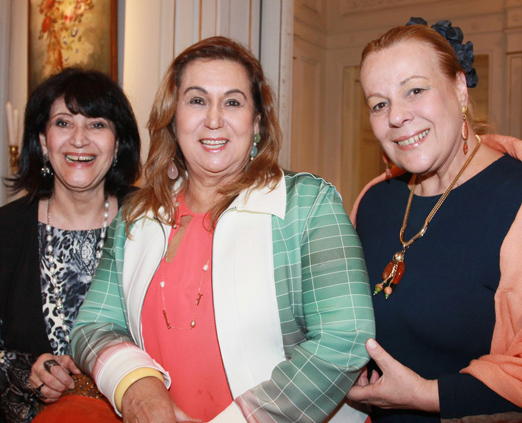 Micheline Thomé, Theresa Macedo e Sueli Lobo Lima