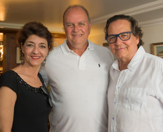 Sonia Mattos, Rogério Van Rybroek e Nestor Rocha