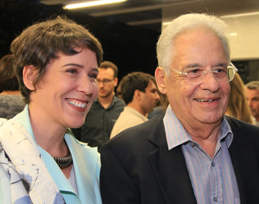 Patricia Kundrat e Fernando Henrique Cardoso