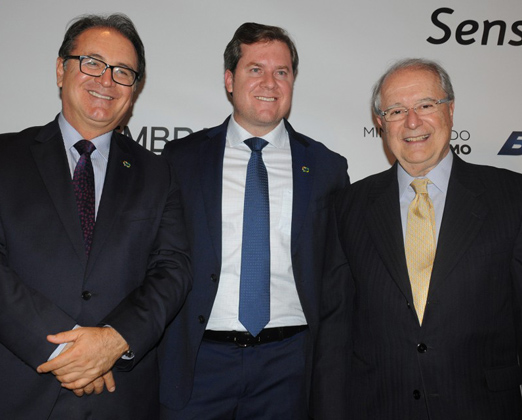 Vinicius Lummertz, Marx Beltrão e Sergio Amaral