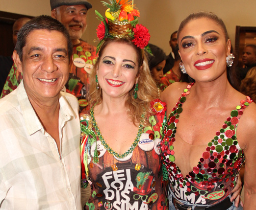 Zeca Pagodinho, Adriana Angeli e Juliana Paes