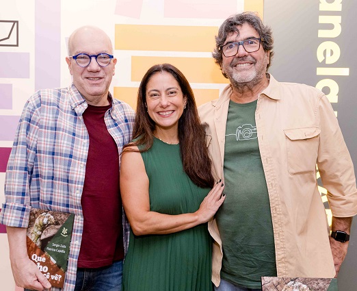 Arthur Dapieve, Patricia Capella e Sergio Zalis