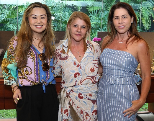 Monika Nakamura, Valeria Couto e Ana Claudia Barbosa