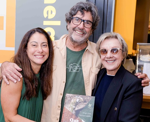 Patricia Capella, Sergio Zalis e Denise Frossard