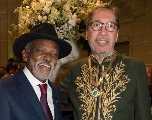 Antonio Pitanga e Merval Pereira