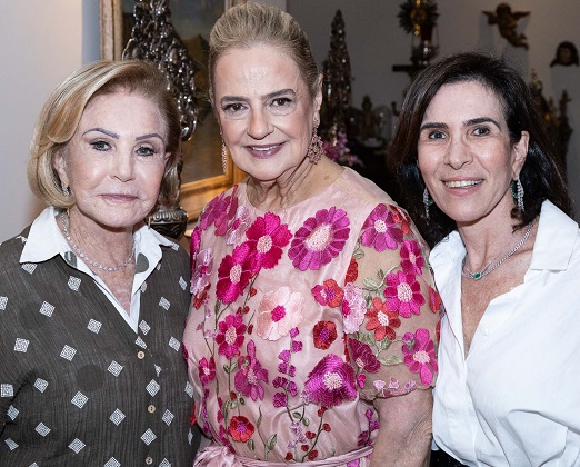 Cristina Aboim entre Lea Nigri e Ester Nigri