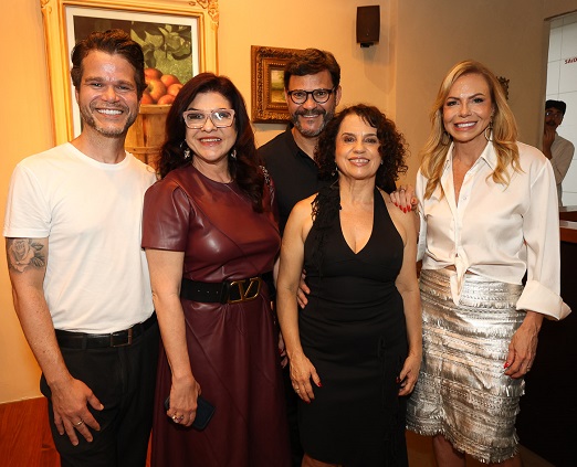 Alex Cristóvão, Claudia Valeria, Ari Marques, Zilma Borges e Nina Kauffmann