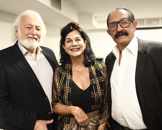 Luiz Otavio Pinheiro, Dorys Daher e Marcelo Daher