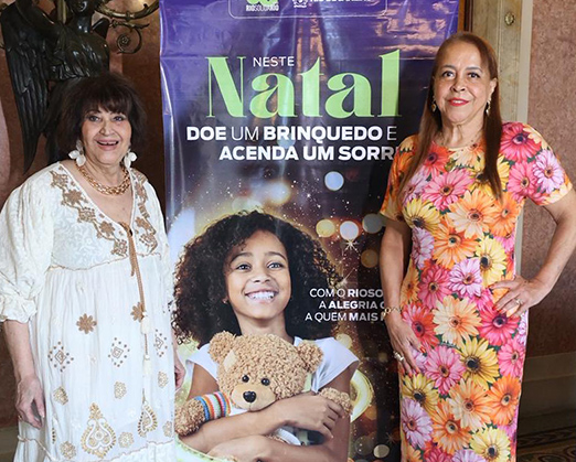 Micheline Thomé e Candida Virgínia Ribeiro