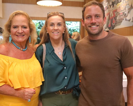 Renata Fraga, Lucinha Amorim e Rafael Fraga