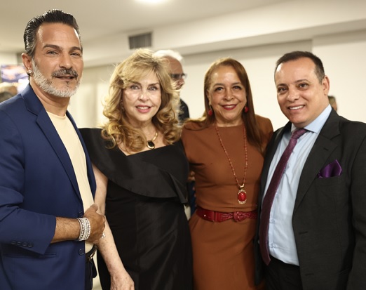 Romulo Almagro, Eliane Ovalle, Candida Virgínia Ribeiro e Vinicius Fernandes