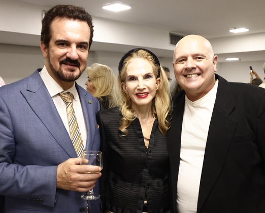 Sergio Chamone, Diana Lewe van Aduard e Chico Vartulli