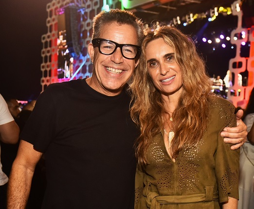 Luiz Calainho e Dora Vergueiro