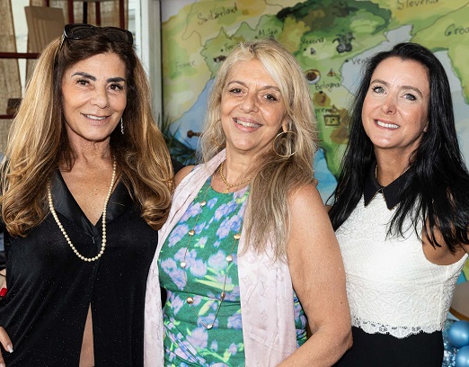Claudia Bueri, Leila Esposito e Joana Wolff
