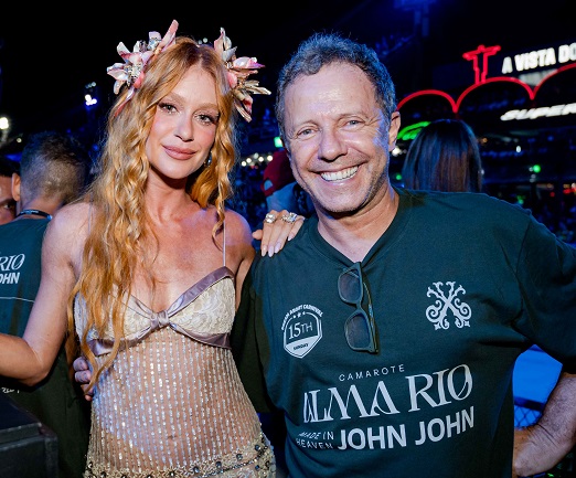 Marina Ruy Barbosa e Vik Muniz