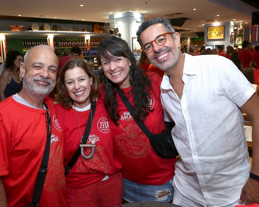 Claudio Manuel, Valeria Amoroso, Roberta Guimarães e Chico Regueira