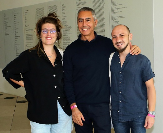 Marco Marica entre Giulia di Silvestro e Stefano Pirro
