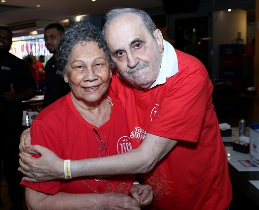 Tina Correia e Ancelmo Gois