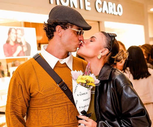Aran Buenno e Carla Oliveira