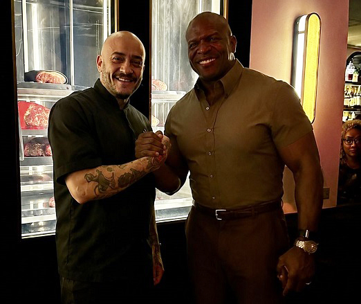 Chef Diego Porto e Terry Alan Crews