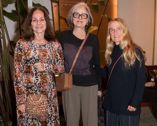 Claudia Jaguaribe, Beth Jobim e Gabriela Machado