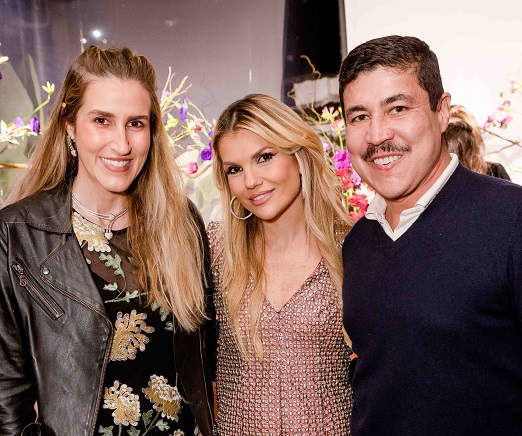 Fernanda Palhares, Isadora Palhares e Diógenes Queiroz