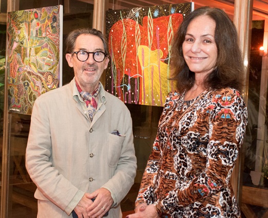 Marc Pottier e Claudia Jaguaribe