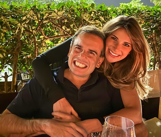 Pedro Ozenda e Tati Rudge